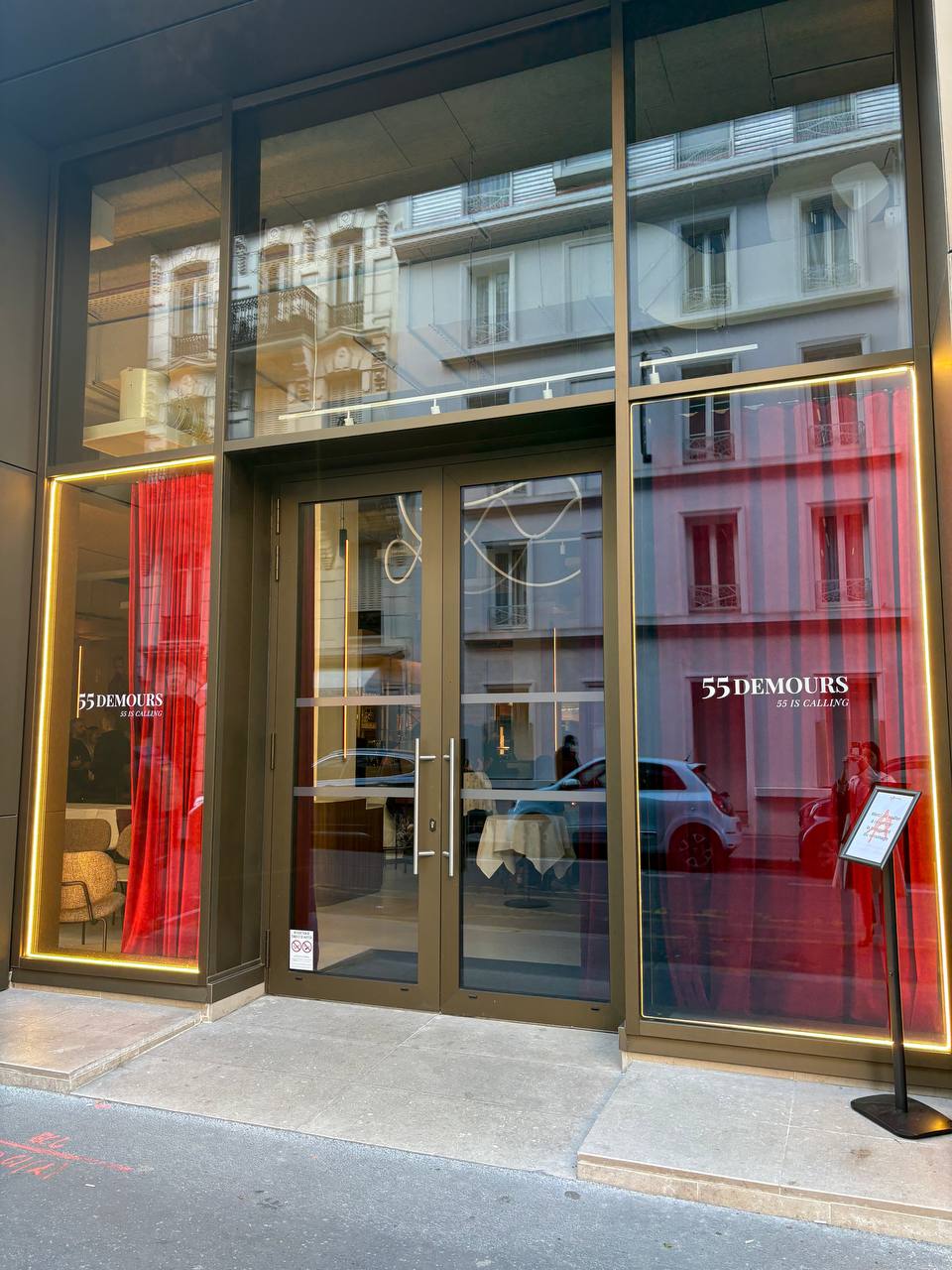 Ouverture du restaurant 55 Demours